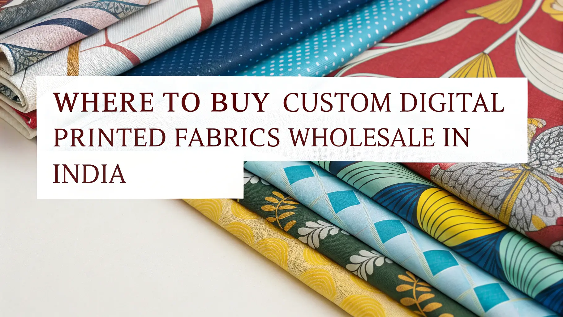 Where to Buy Custom Digital Printed Fabrics Wholesale in India
