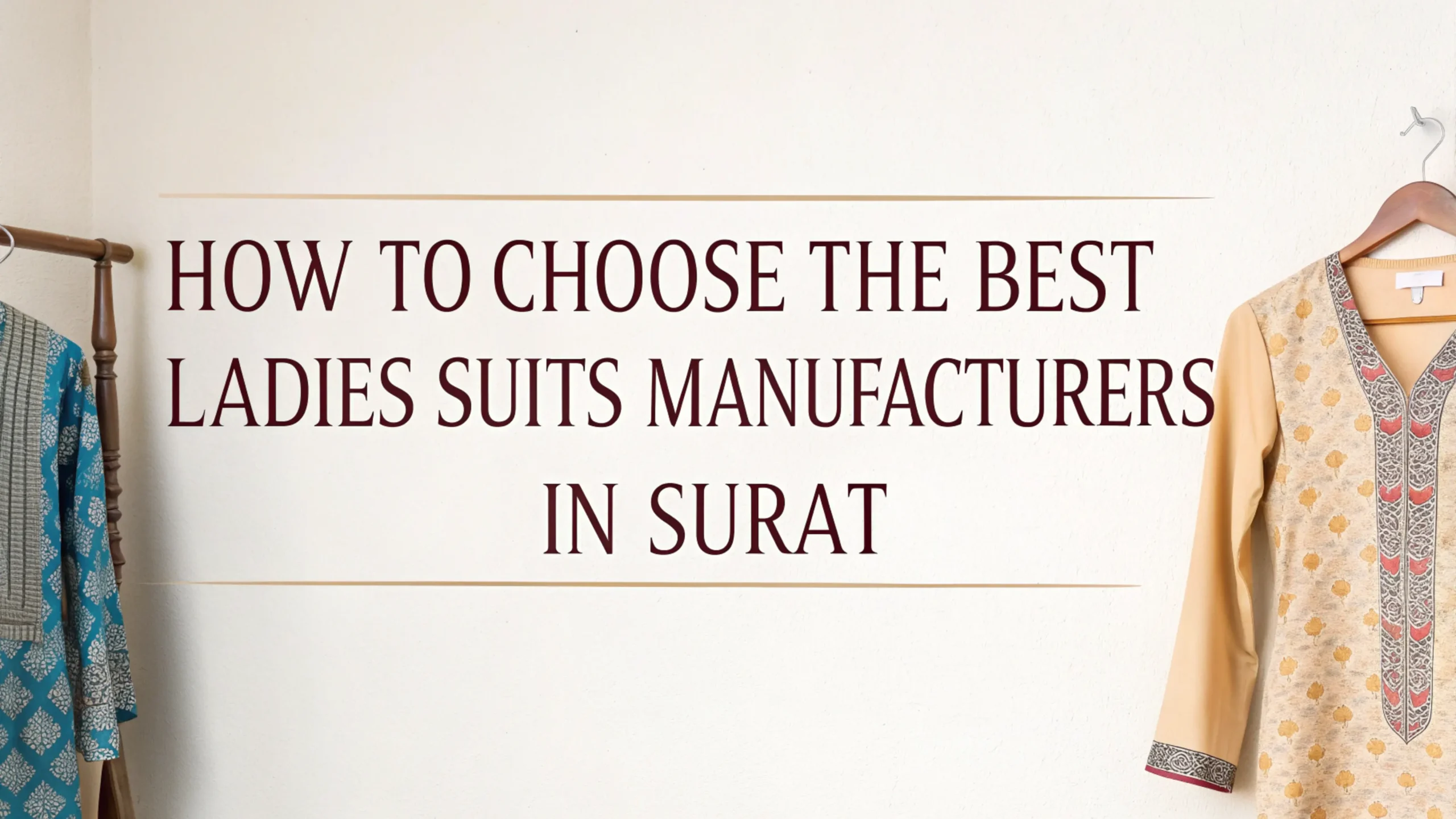 How to Choose the Best Ladies Suits Manufacturers in Surat